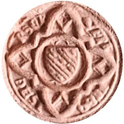 Zegelstempel: 14e eeuw